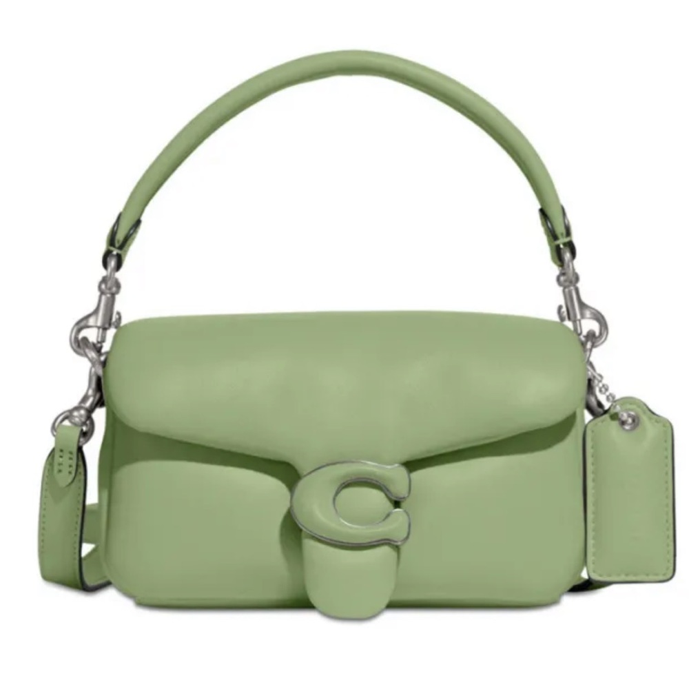 Coach Pillow Tabby 18 Pale  Pistachio Shoulder Bag